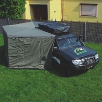 Markízový stan pre HEX 270 ° 2,5m - strana spolujazdca - zelená